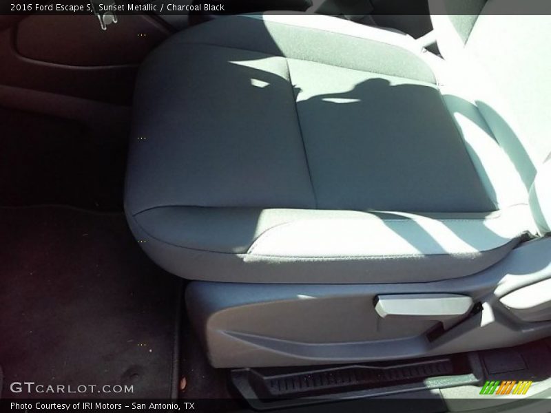 Sunset Metallic / Charcoal Black 2016 Ford Escape S