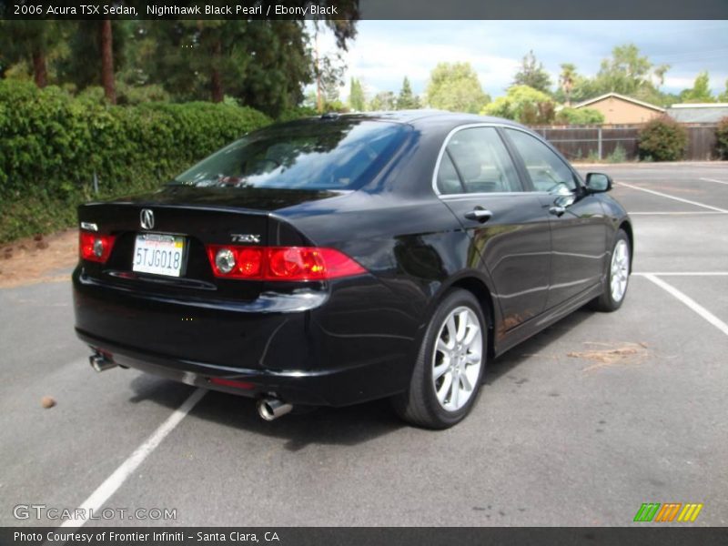 Nighthawk Black Pearl / Ebony Black 2006 Acura TSX Sedan
