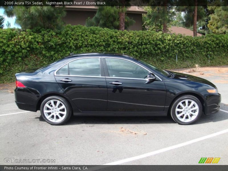 Nighthawk Black Pearl / Ebony Black 2006 Acura TSX Sedan