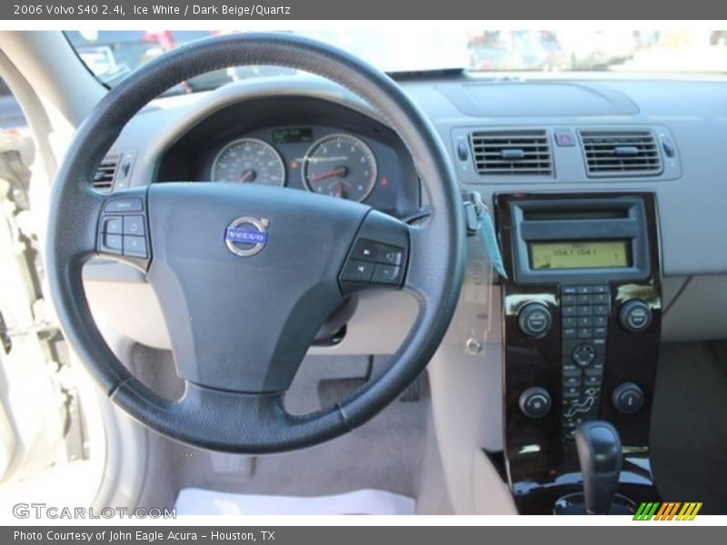 Ice White / Dark Beige/Quartz 2006 Volvo S40 2.4i