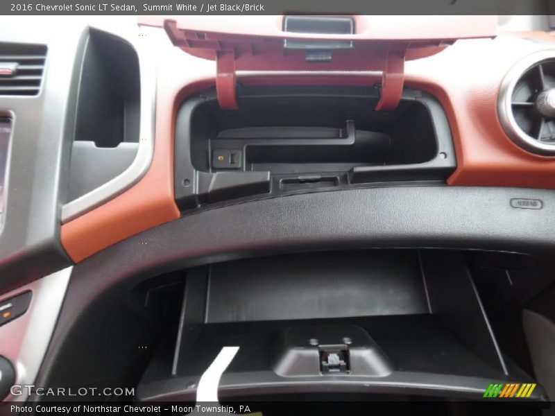 Summit White / Jet Black/Brick 2016 Chevrolet Sonic LT Sedan