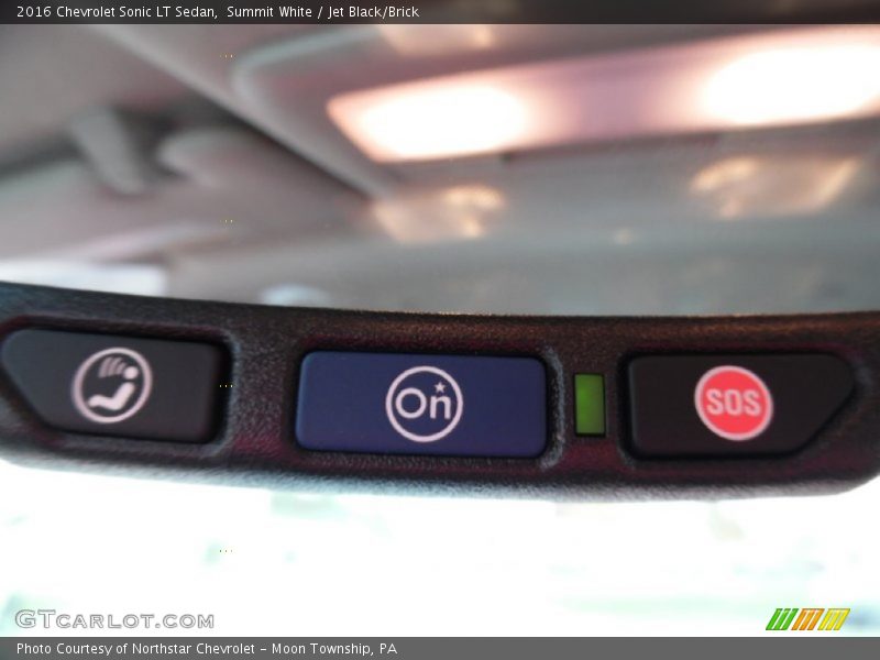 Summit White / Jet Black/Brick 2016 Chevrolet Sonic LT Sedan