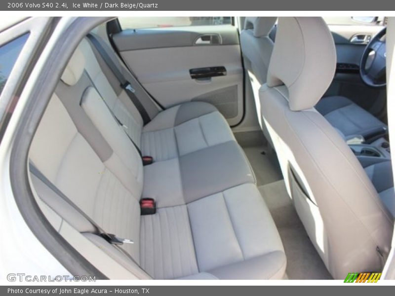 Ice White / Dark Beige/Quartz 2006 Volvo S40 2.4i