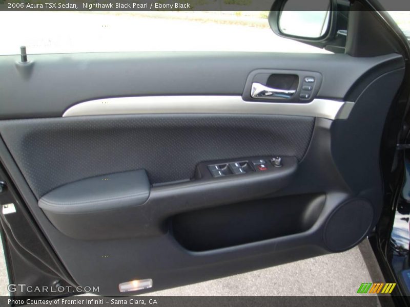 Nighthawk Black Pearl / Ebony Black 2006 Acura TSX Sedan
