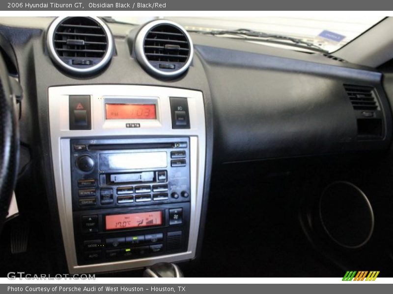 Obsidian Black / Black/Red 2006 Hyundai Tiburon GT