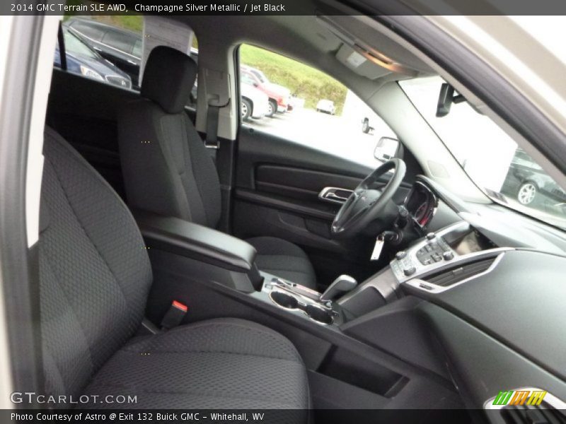 Champagne Silver Metallic / Jet Black 2014 GMC Terrain SLE AWD