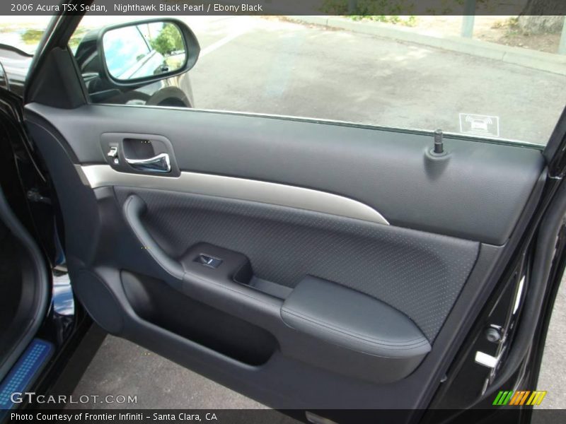 Nighthawk Black Pearl / Ebony Black 2006 Acura TSX Sedan