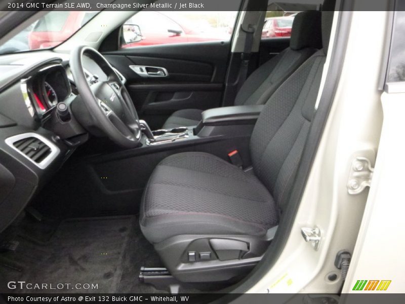 Champagne Silver Metallic / Jet Black 2014 GMC Terrain SLE AWD
