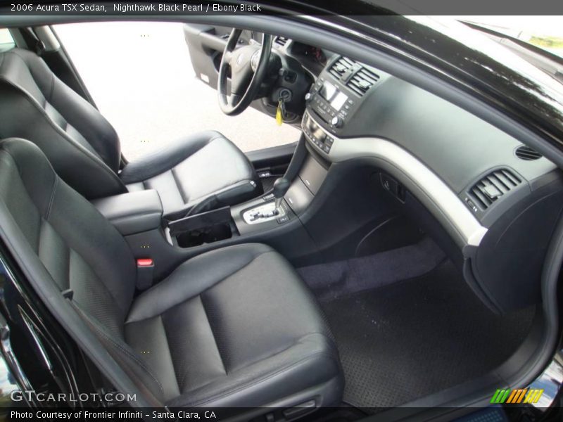 Nighthawk Black Pearl / Ebony Black 2006 Acura TSX Sedan