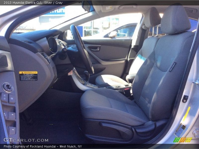 Silver / Gray 2013 Hyundai Elantra GLS