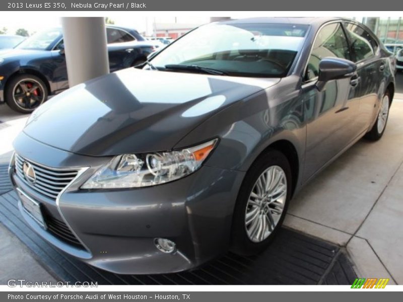 Nebula Gray Pearl / Black 2013 Lexus ES 350