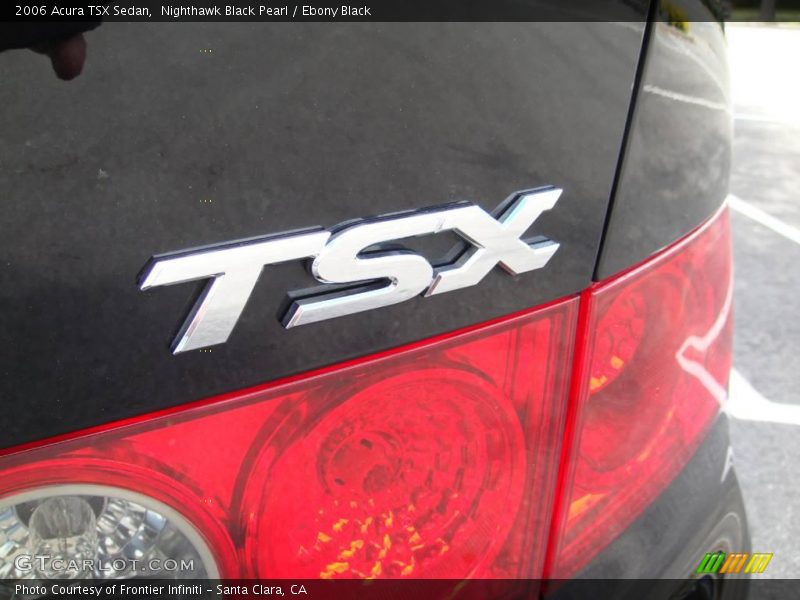 Nighthawk Black Pearl / Ebony Black 2006 Acura TSX Sedan