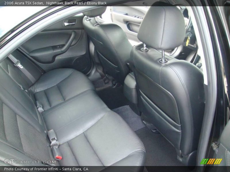 Nighthawk Black Pearl / Ebony Black 2006 Acura TSX Sedan