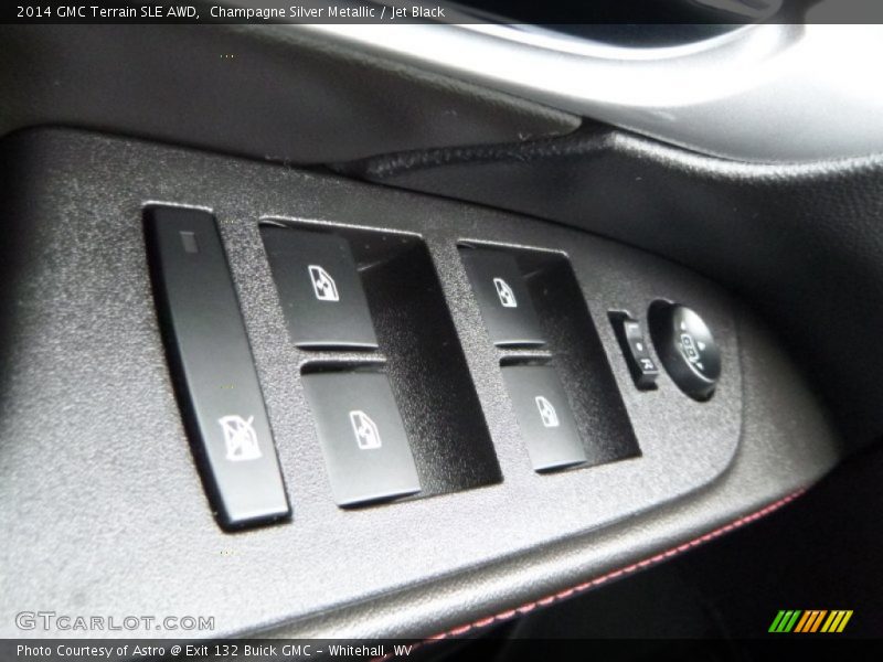 Champagne Silver Metallic / Jet Black 2014 GMC Terrain SLE AWD