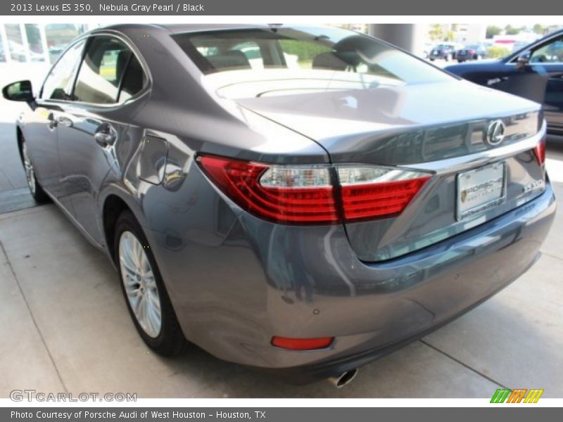 Nebula Gray Pearl / Black 2013 Lexus ES 350