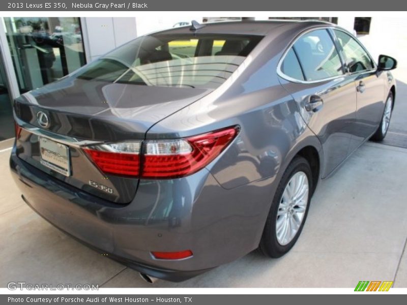 Nebula Gray Pearl / Black 2013 Lexus ES 350