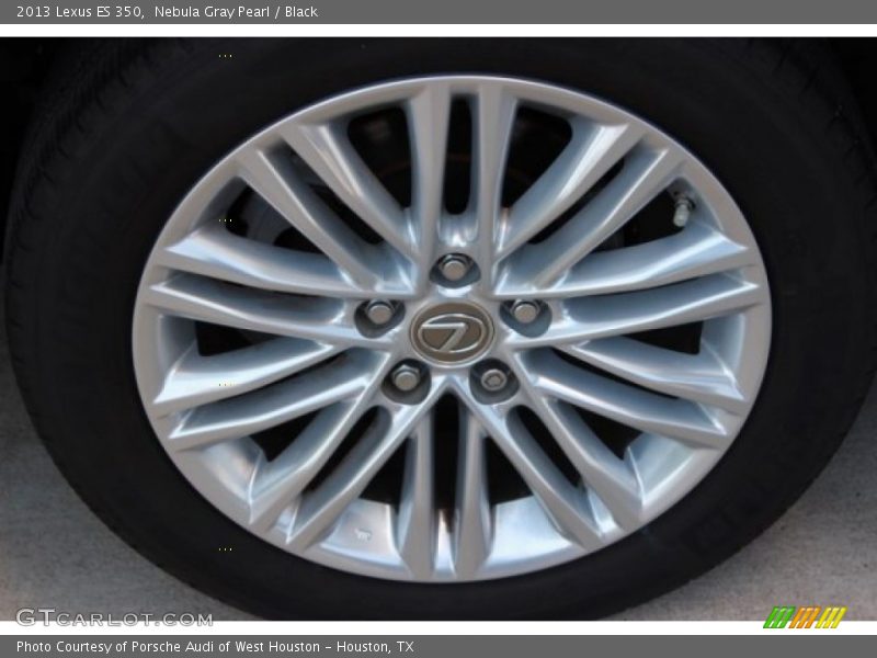 Nebula Gray Pearl / Black 2013 Lexus ES 350