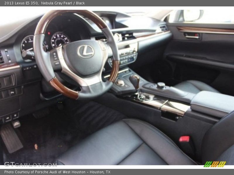 Nebula Gray Pearl / Black 2013 Lexus ES 350