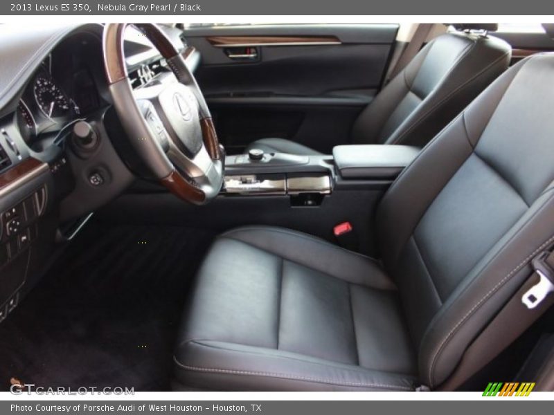 Nebula Gray Pearl / Black 2013 Lexus ES 350