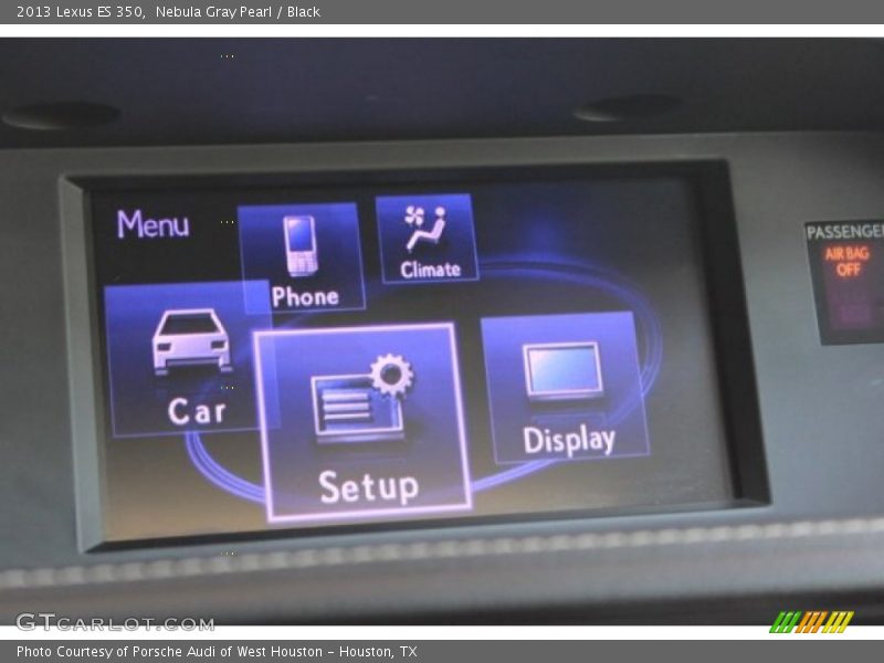 Nebula Gray Pearl / Black 2013 Lexus ES 350