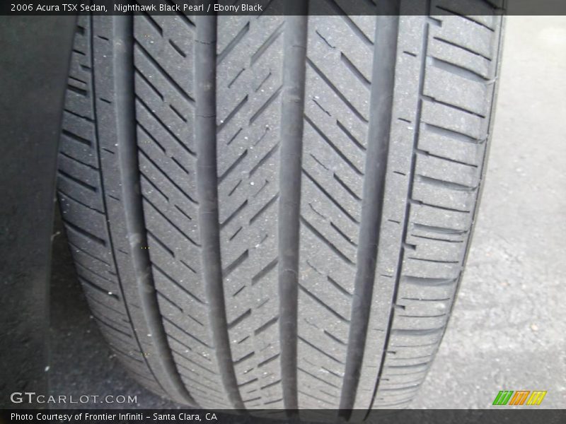 Nighthawk Black Pearl / Ebony Black 2006 Acura TSX Sedan