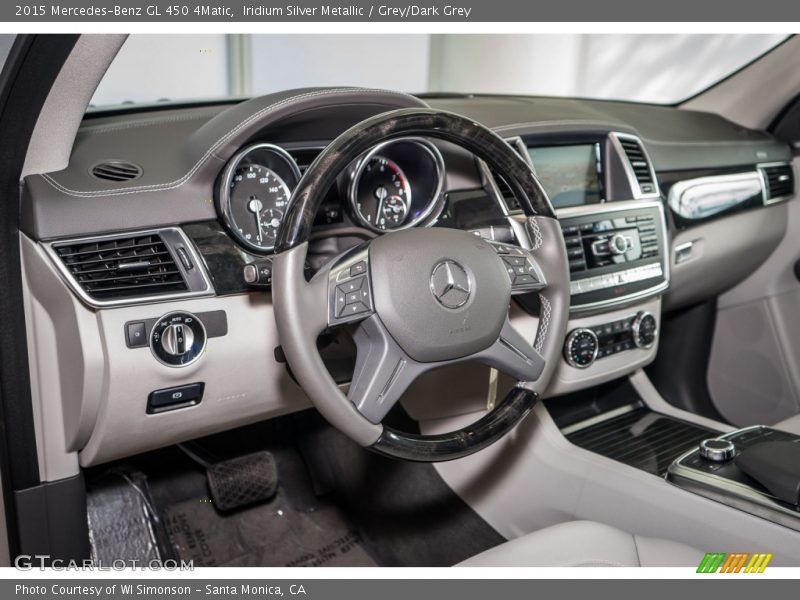 Iridium Silver Metallic / Grey/Dark Grey 2015 Mercedes-Benz GL 450 4Matic