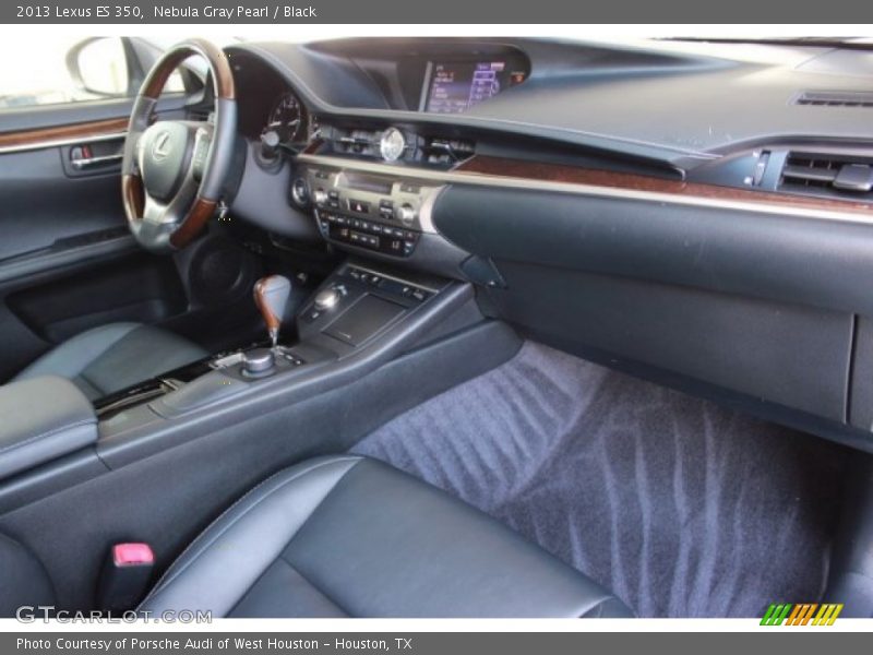 Nebula Gray Pearl / Black 2013 Lexus ES 350