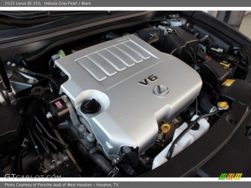 Nebula Gray Pearl / Black 2013 Lexus ES 350