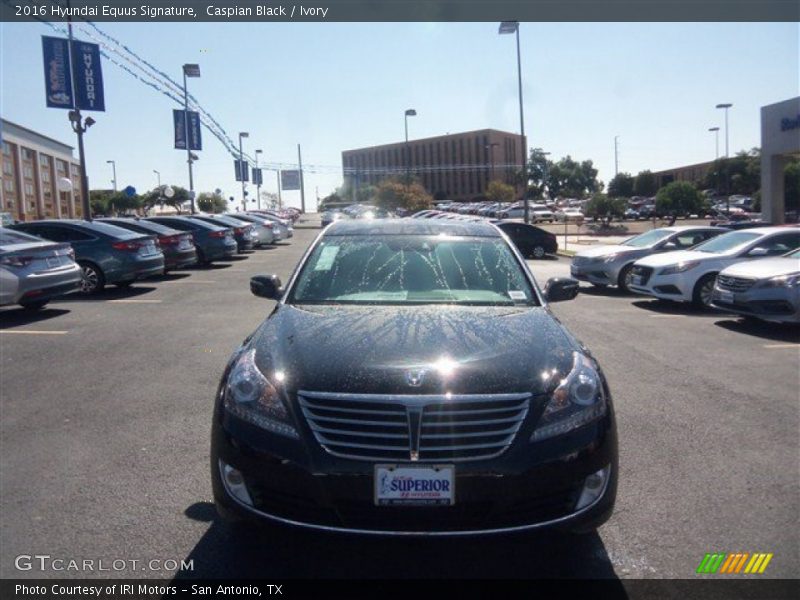 Caspian Black / Ivory 2016 Hyundai Equus Signature