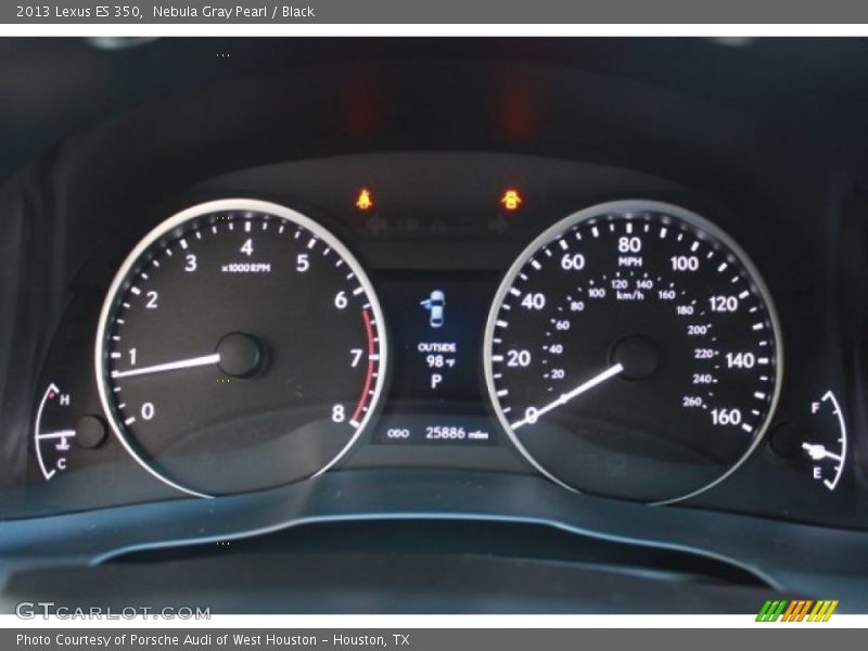 Nebula Gray Pearl / Black 2013 Lexus ES 350