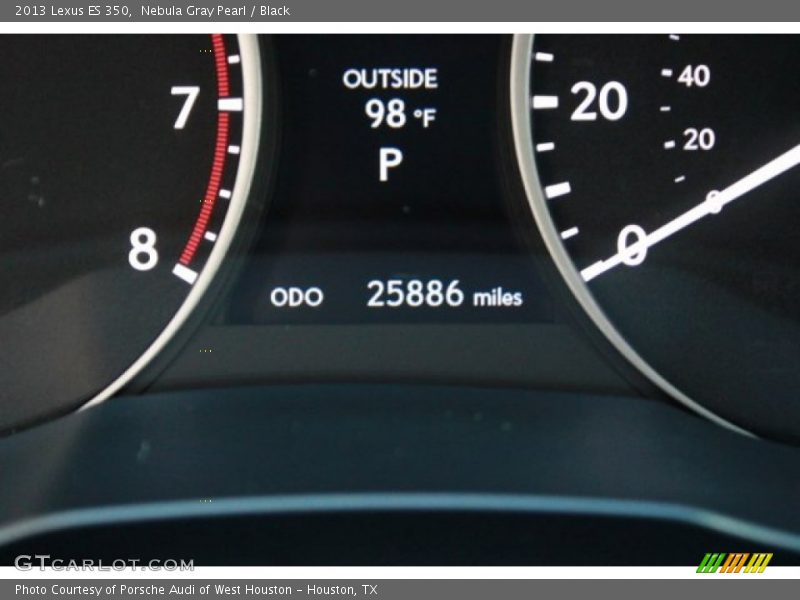 Nebula Gray Pearl / Black 2013 Lexus ES 350
