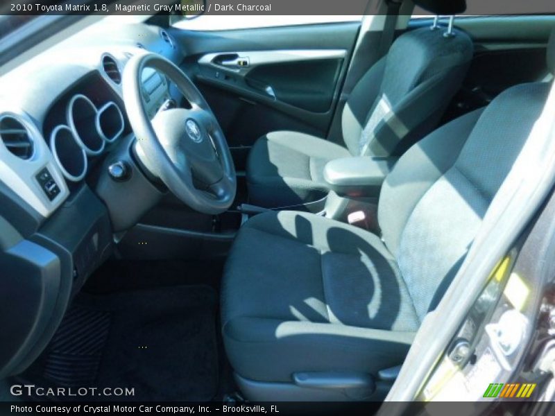 Magnetic Gray Metallic / Dark Charcoal 2010 Toyota Matrix 1.8