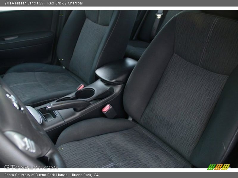 Red Brick / Charcoal 2014 Nissan Sentra SV