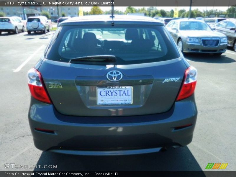 Magnetic Gray Metallic / Dark Charcoal 2010 Toyota Matrix 1.8