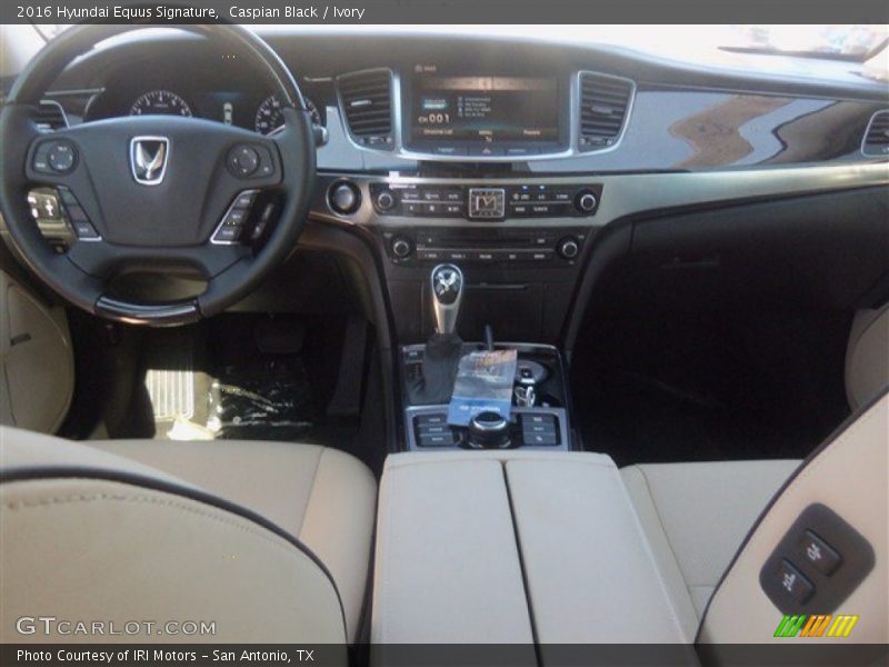 Dashboard of 2016 Equus Signature