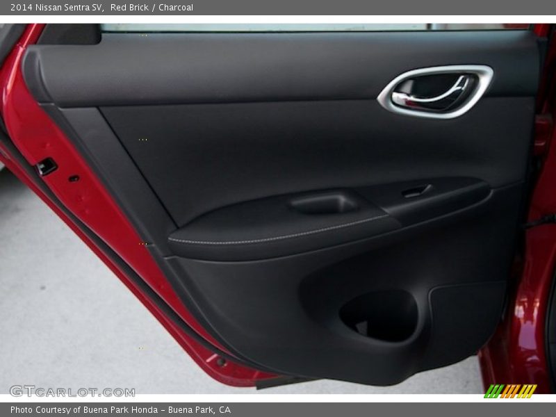 Red Brick / Charcoal 2014 Nissan Sentra SV