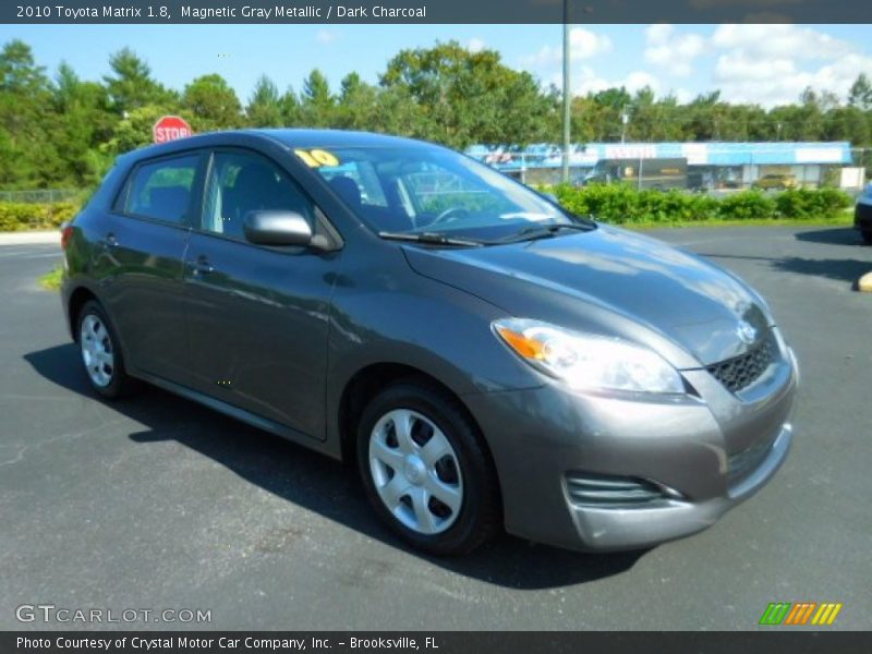 Magnetic Gray Metallic / Dark Charcoal 2010 Toyota Matrix 1.8