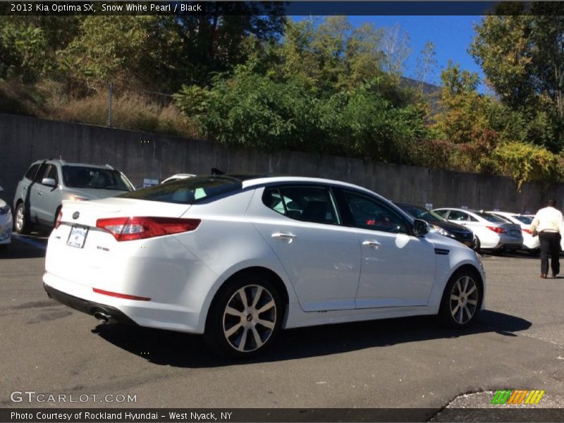 Snow White Pearl / Black 2013 Kia Optima SX
