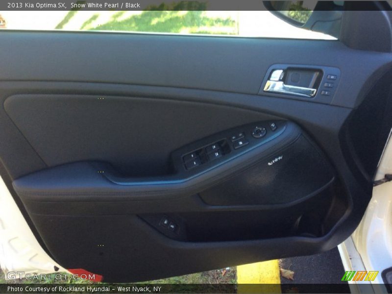 Snow White Pearl / Black 2013 Kia Optima SX