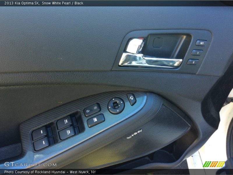 Snow White Pearl / Black 2013 Kia Optima SX