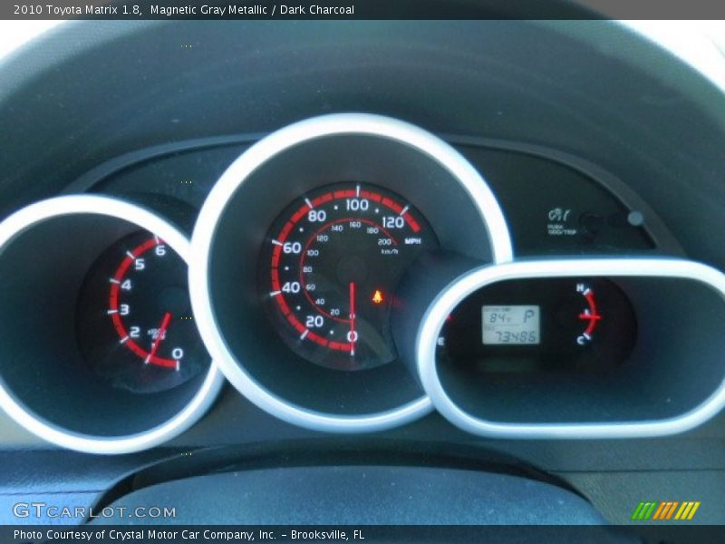 Magnetic Gray Metallic / Dark Charcoal 2010 Toyota Matrix 1.8