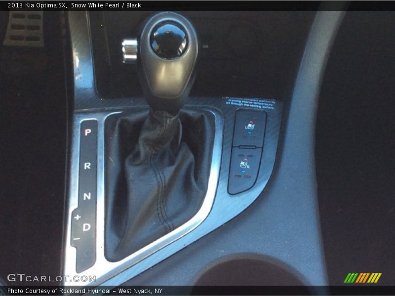Snow White Pearl / Black 2013 Kia Optima SX