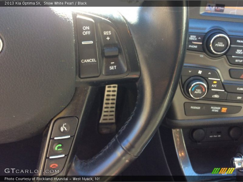 Snow White Pearl / Black 2013 Kia Optima SX