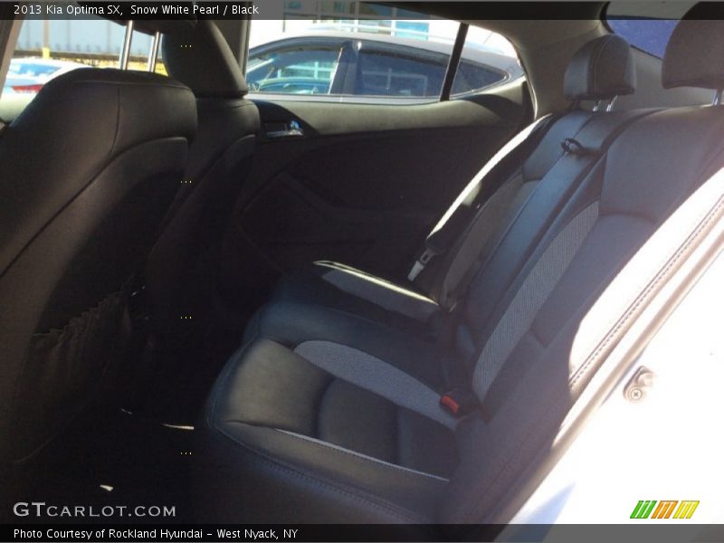 Snow White Pearl / Black 2013 Kia Optima SX