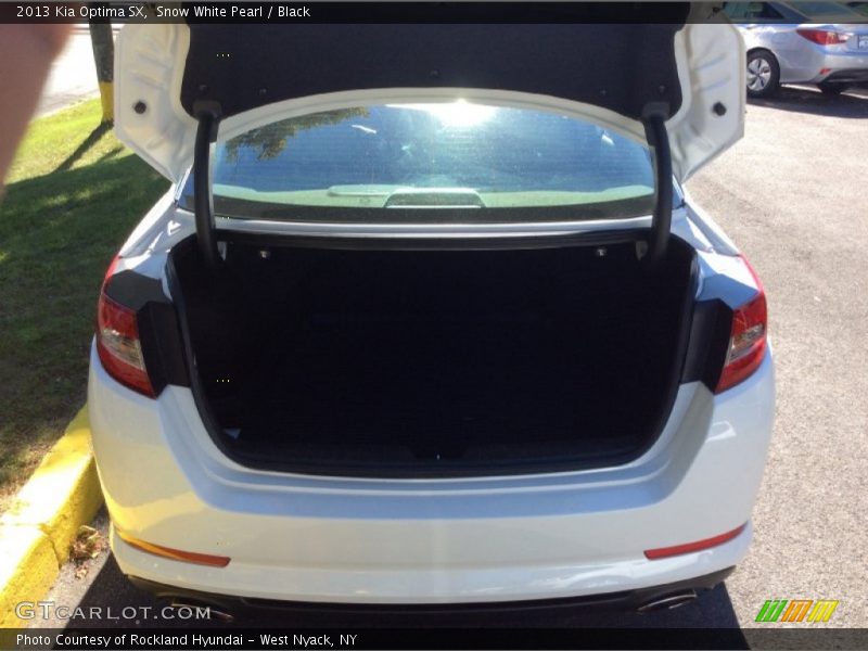 Snow White Pearl / Black 2013 Kia Optima SX