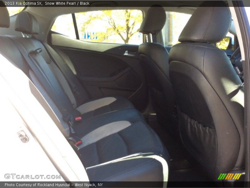 Snow White Pearl / Black 2013 Kia Optima SX