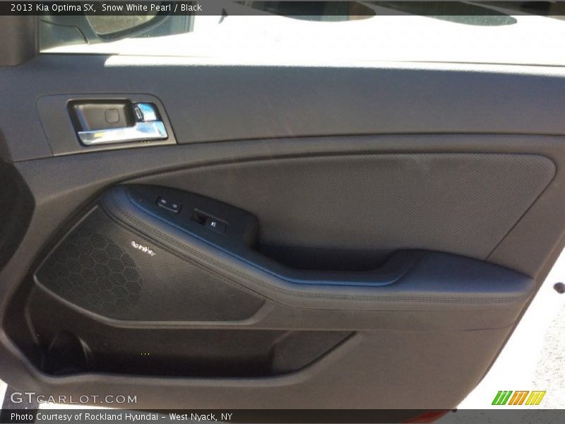 Snow White Pearl / Black 2013 Kia Optima SX