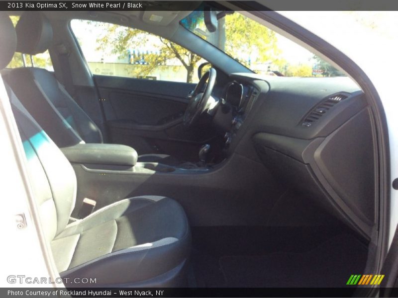 Snow White Pearl / Black 2013 Kia Optima SX