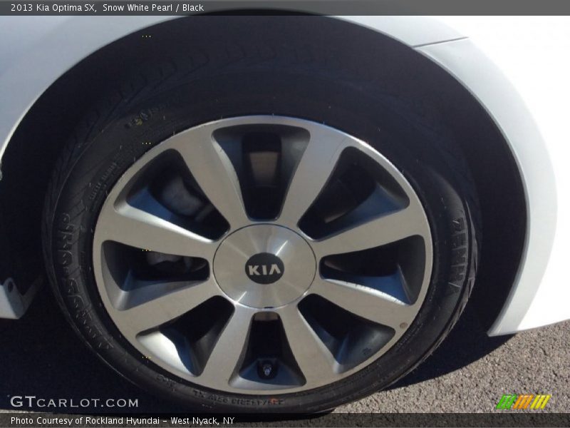 Snow White Pearl / Black 2013 Kia Optima SX
