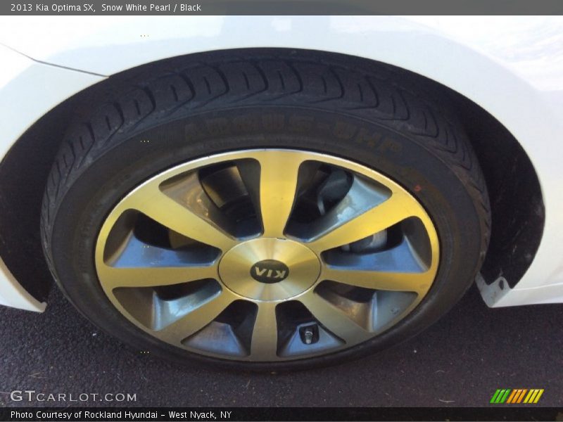 Snow White Pearl / Black 2013 Kia Optima SX